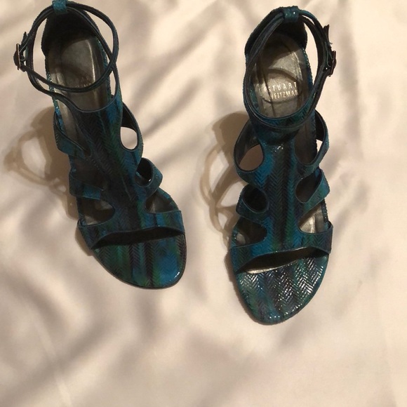 Stuart Weitzman Heels w/ Ankle Strap - Picture 2 of 6